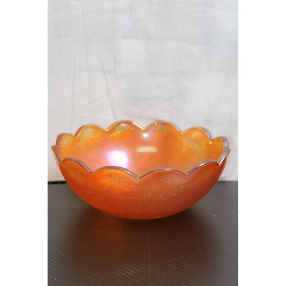 Beautiful Carnival Glass With Unique Textures - Picture 2 of 7